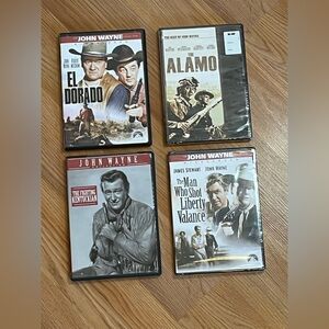 NWT John Wayne Western DVD Collection El Dorado Kentuckian Alamo Liberty Valance